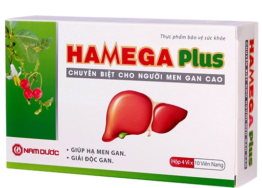 Viên uống Hamega Plus hỗ trợ bảo vệ gan, giải độc gan hạ men gan