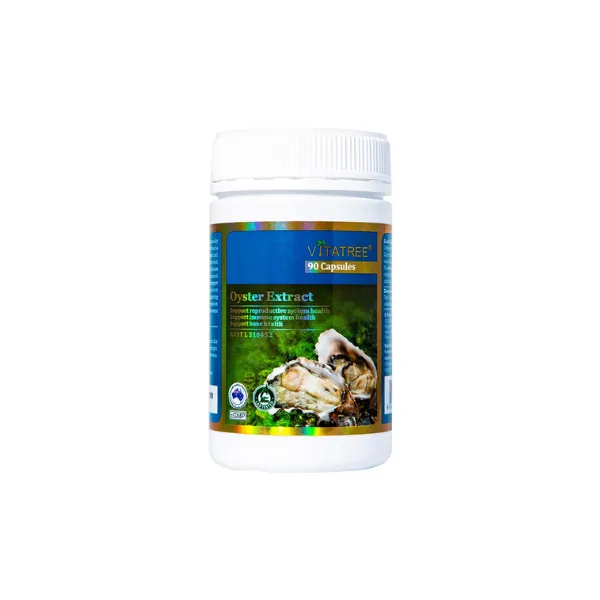 Viên uống Oyster Extract Vitatree hỗ trợ duy trì sức khỏe sinh sản cho nam giới (90 viên)