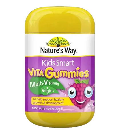 Viên nhai Kids Smart Vita Gummies cung cấp vitamin cần thiết và chất dinh dưỡng từ rau củ (60 viên)