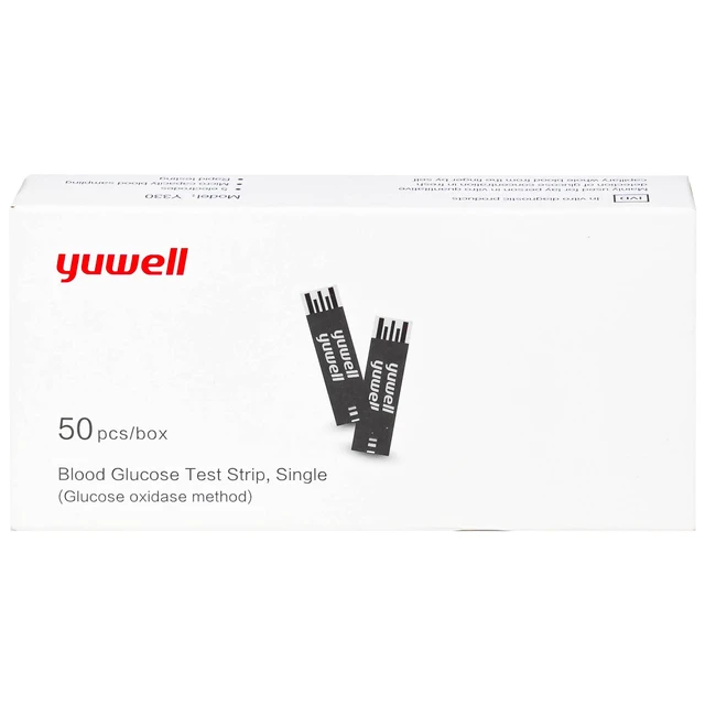 Que thử đường huyết Yuwell Y330 (hộp 50 que)
