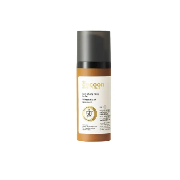 Kem chống nắng bí đao Cocoon giúp chống nắng với khả năng bảo vệ cao (50ml)