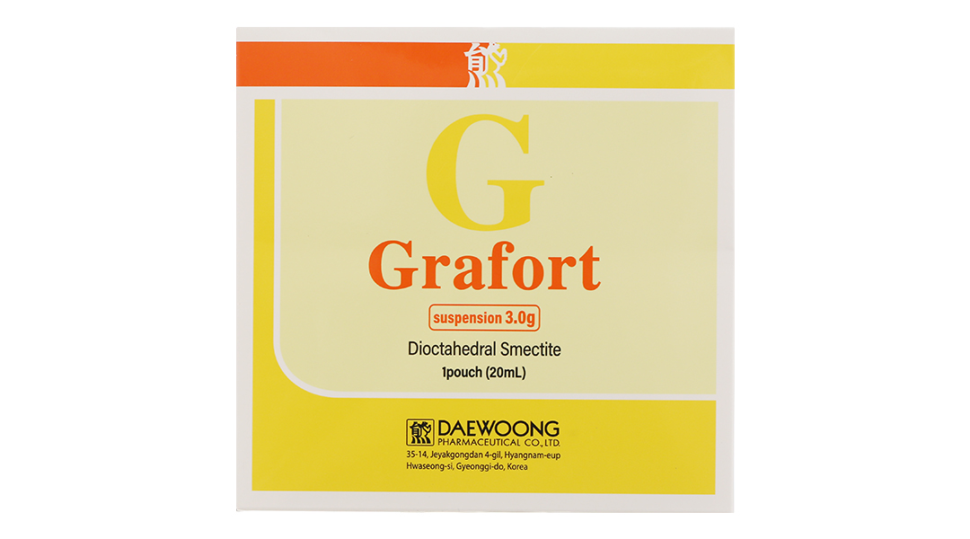 Hỗn dịch uống Grafort 3g trị trào ngược dạ dày, thực quản