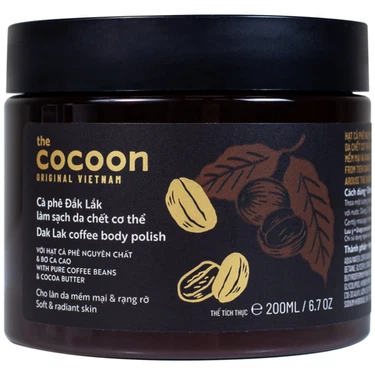Cà phê Đắk Lắk Cocoon làm sạch da chết trên cơ thể ( 200ml )