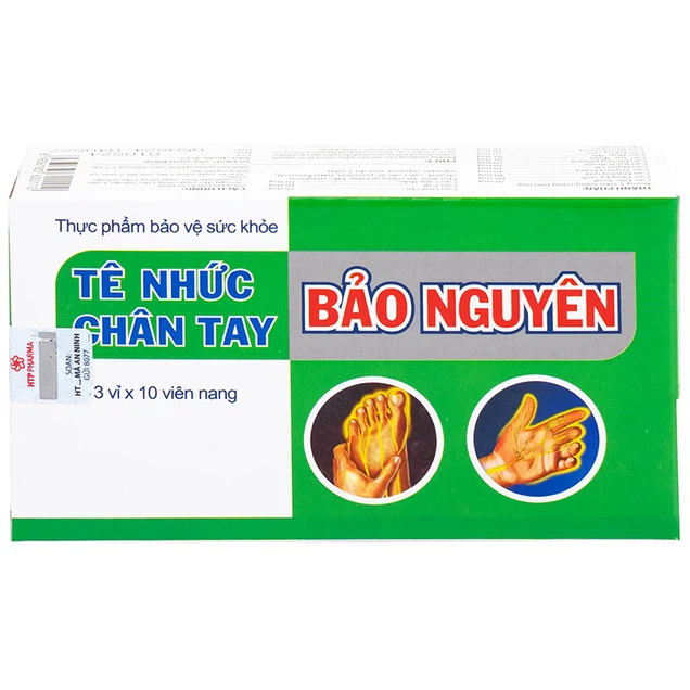 Viên uống Tê Nhức Chân Tay Bảo Nguyên tăng cường lưu thông khí huyết