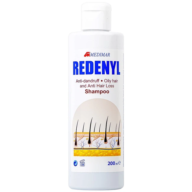 Dầu gội Redenyl Medimar dùng để trị gàu, viêm da tiết bã nhờn, ngăn ngừa rụng tóc (200ml)