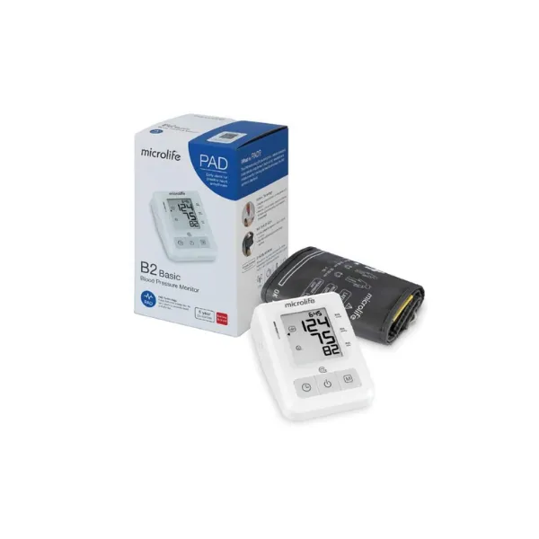 Máy đo huyết áp bắp tay Microlife B2 Basic thế hệ mới cho độ chính xác cao, dễ sử dụng