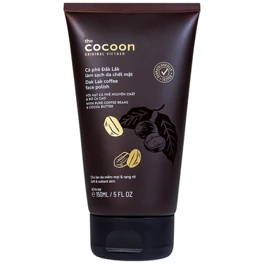 Cà phê Đắk Lắk Cocoon làm sạch da chết trên mặt (150ml)