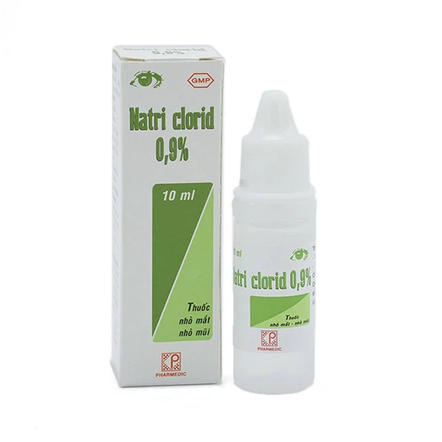Thuốc nhỏ mắt, nhỏ mũi Natri Clorid 0,9% Pharmedic hỗ trợ rửa mắt, rửa mũi, phụ trị nghẹt mũi, sổ mũi 